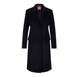 BOSS SLIM-FIT COAT IN WOOL AND CASHMERE